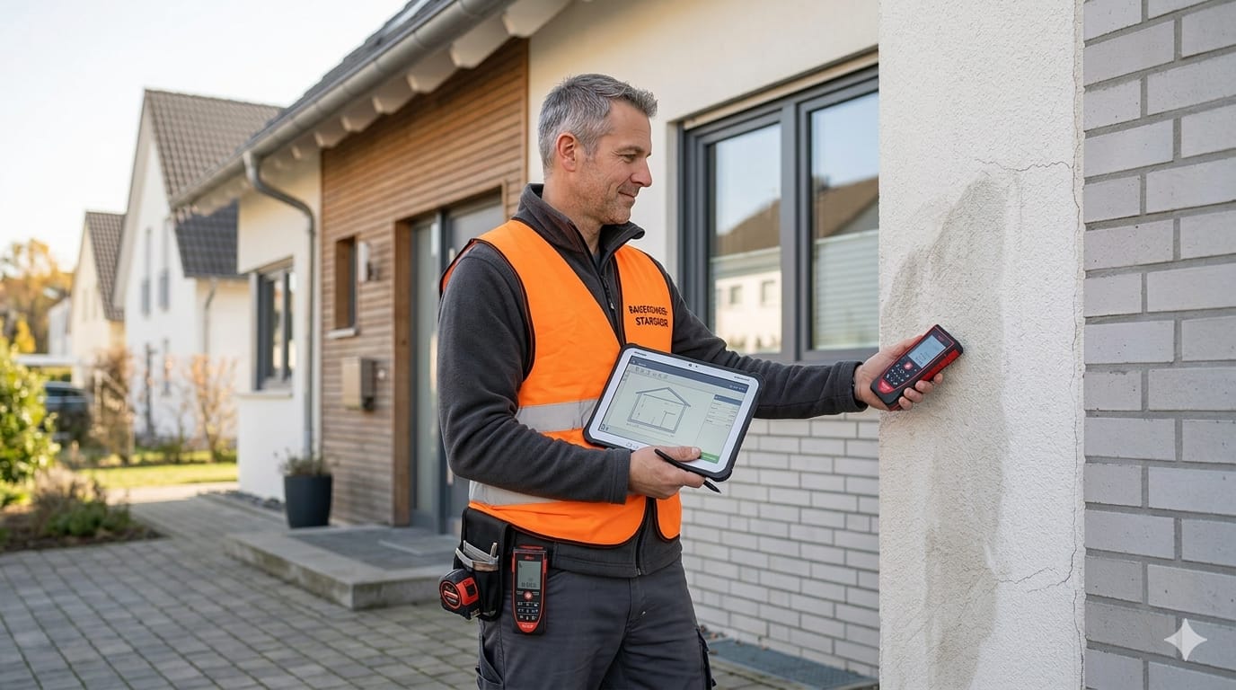 Baugutachter in Düren. Messung Feuchtigkeitsschaden